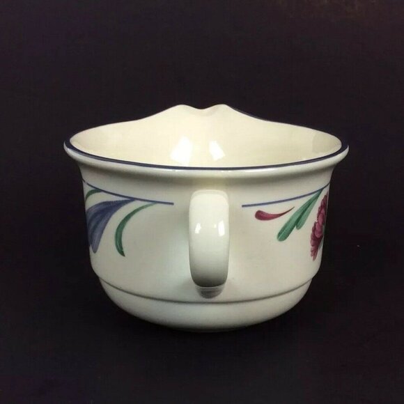 Lenox Chinastone Poppies On Blue Creamer Vintage 90s - Picture 4 of 6